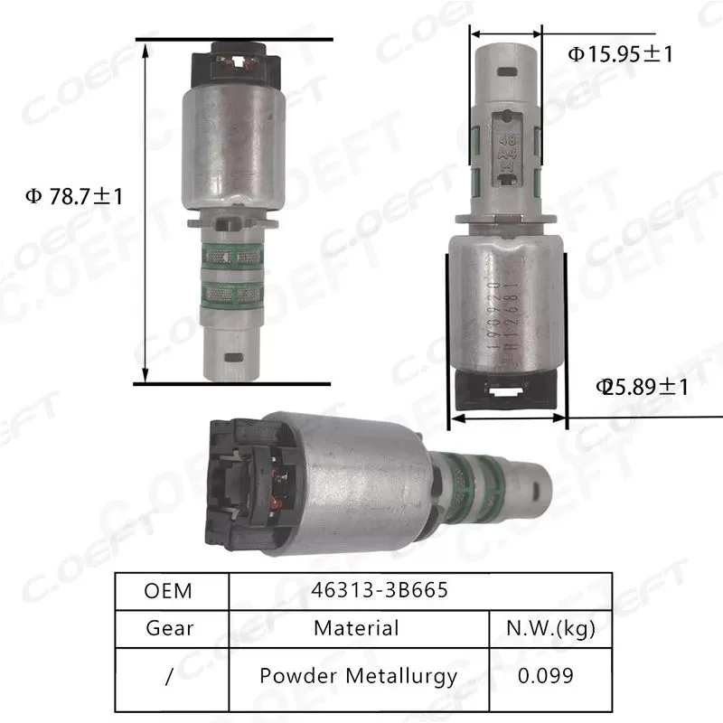 For Hyundai Kia Gearbox Solenoid Valve 46313-3B665