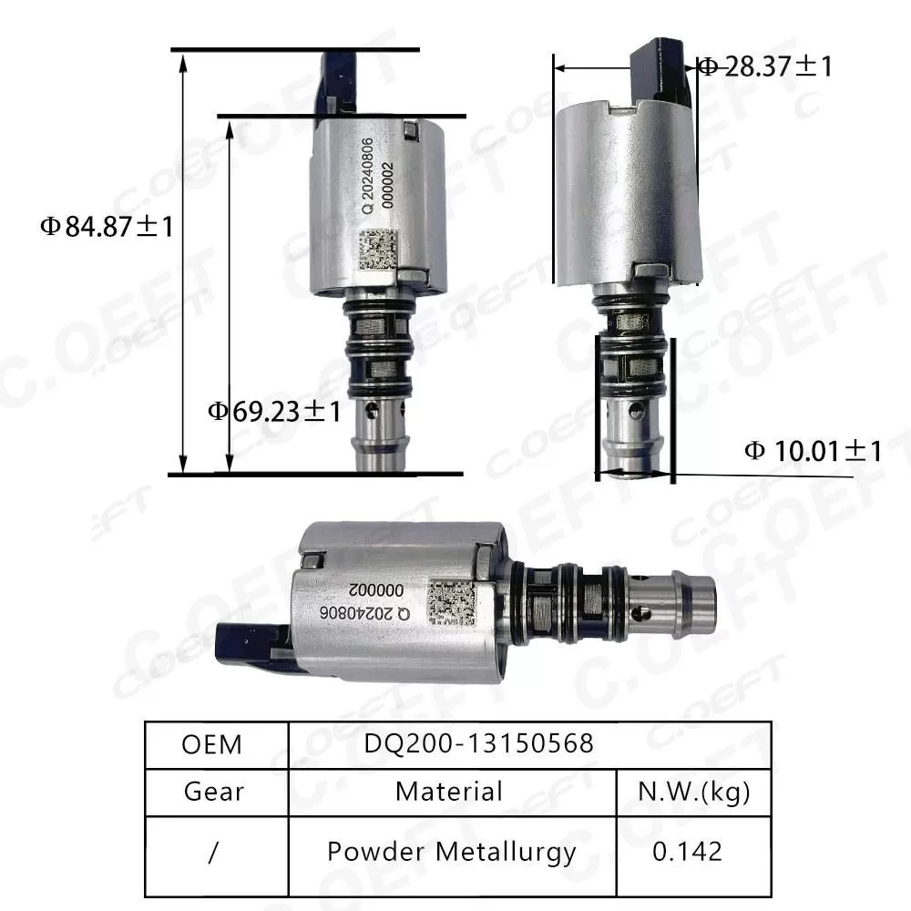 For Volkswagen Audi Transmission Valve DQ200-13150568