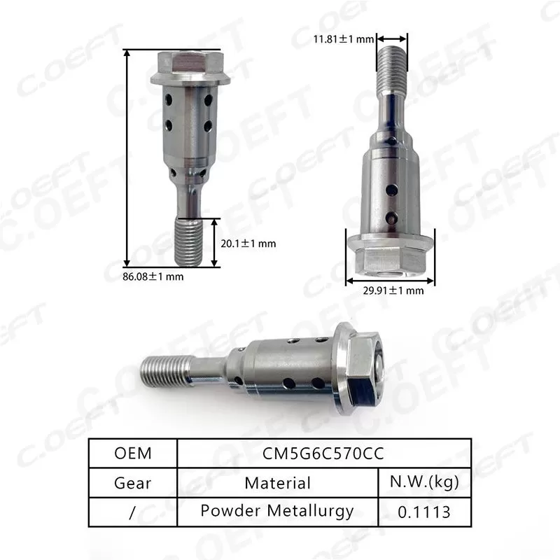 For Ford 1.0  Oil Control Valve Center Screw CM5G6C570CC