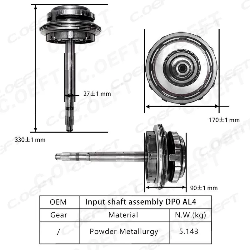 For Renault Peugeot 307  Citroen Remanufactured High Quality Transmission Valve Body AL4 DPO
