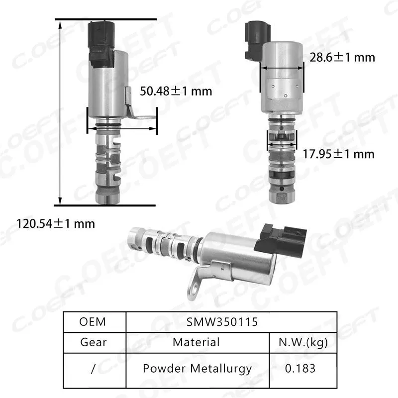For Great Wall Haval New High Quality Engine Oil Control Variable Valve Timing VVT Solenoid Oil Control Valve EXH SMW350115