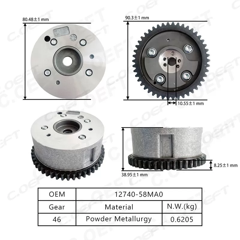 For Suzuki Nissan  Opel 1.0L-K10B VVT Timing Gear 12740-58MA0