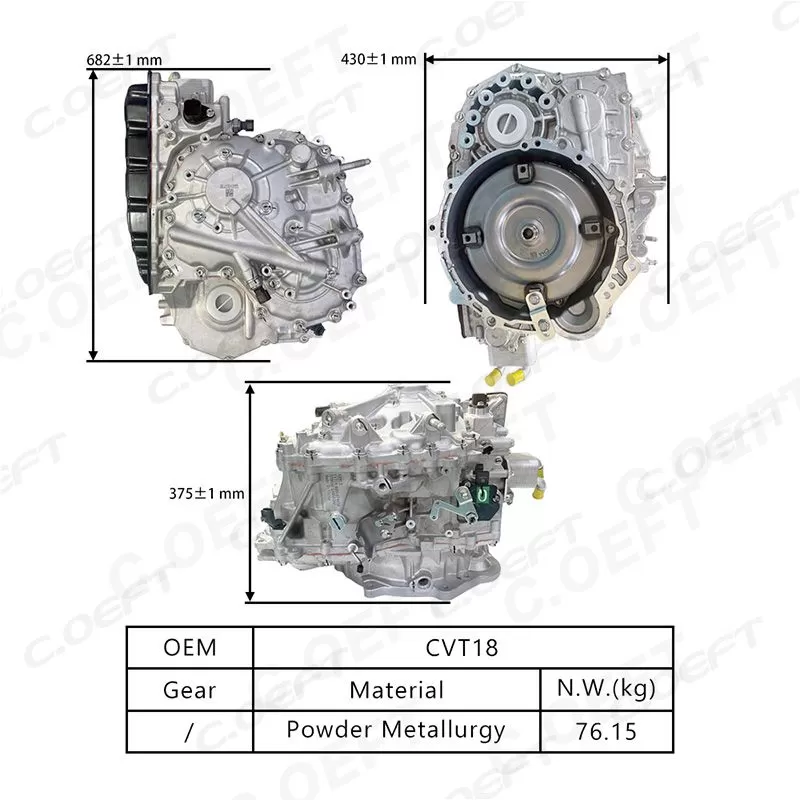 For Geely Transmission Assembly CVT18