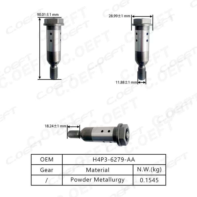 For Land Rover Center Screw H4P3-6279-AA