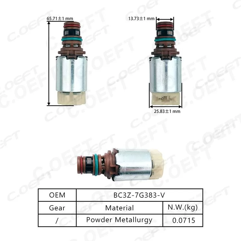For Ford and Buick Transmission Solenoid valve BC3Z-7G383-V