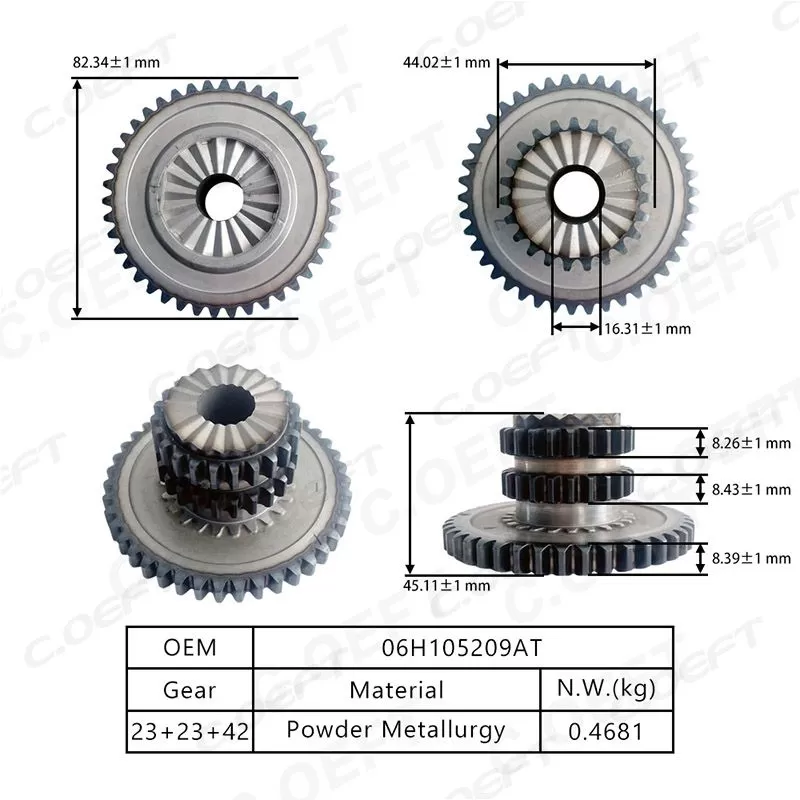 For Volkswagen and Audi Gear Camshaft 06H105209AT