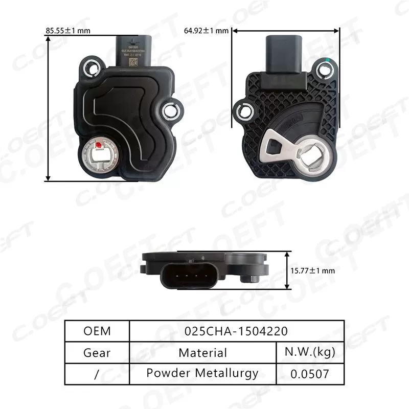 For Chery 025CHA Transmission Gear Position Sensor 025CHA-1504220