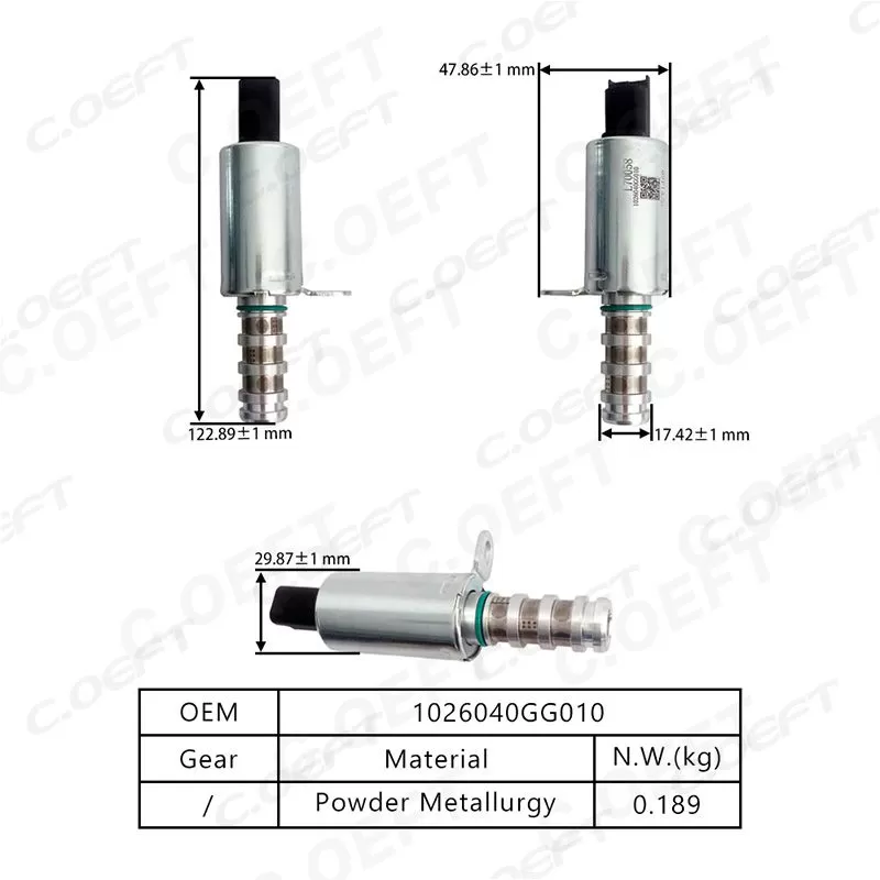 For JAC S3 Engine Oil Control Variable Valve Timing VVT Solenoid 1026040GG010 28420202