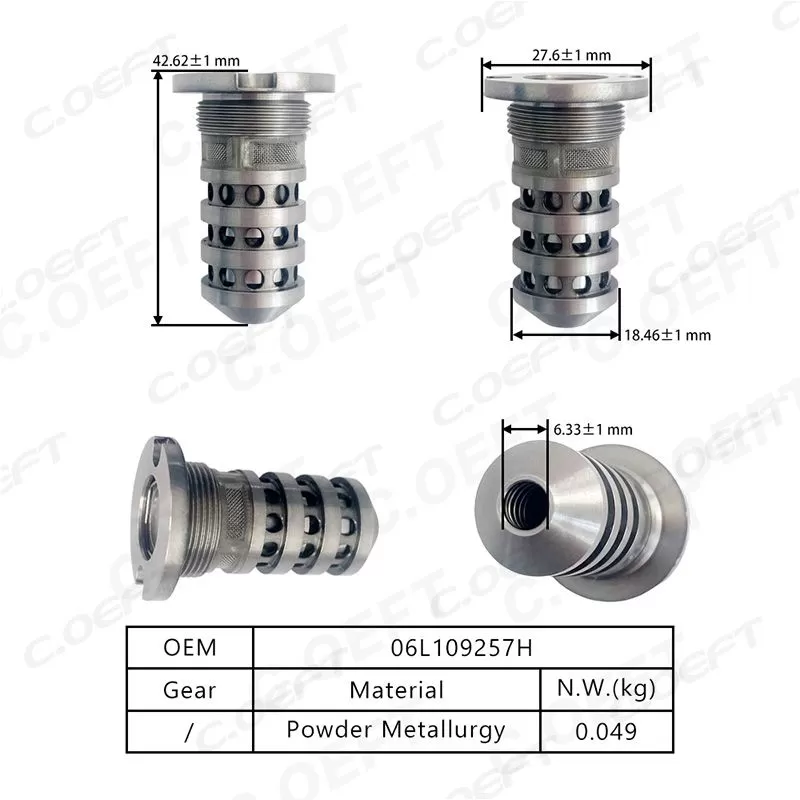 For Volkswagen Center Screw 06L109257H