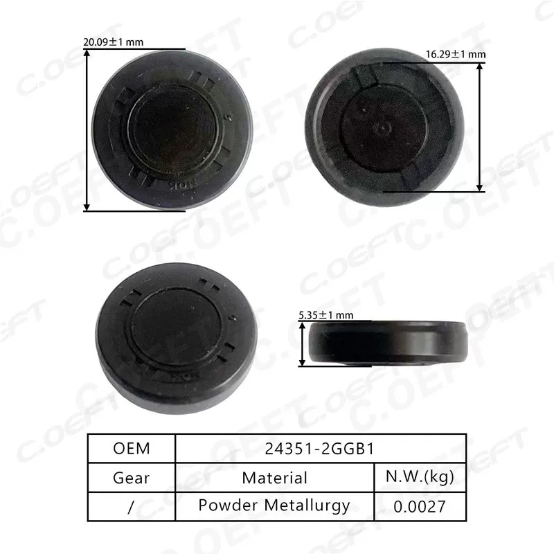 For Hyundai and Kia Solenoid Valve Blanking Cap 24351-2GGB1