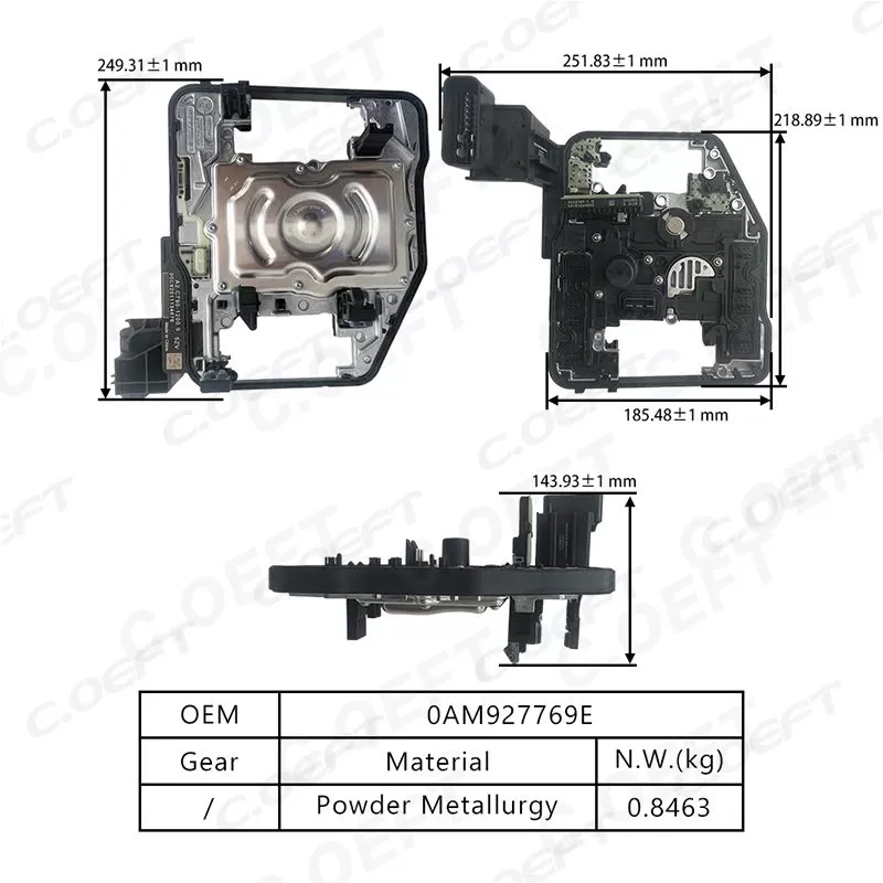 For Volkswagen and Audi Transmission Control Unit TCU TCM (Anti-theft) 0AM927769E