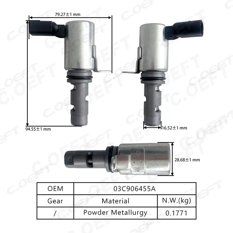 For Volkswagen Lavida Engine Timing Oil Control Valve 03C906455A