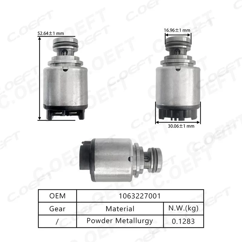 For Mercedes-Benz Peugeot Citroen 4HP16 Transmission Solenoid Valve 1063227001 4HP16