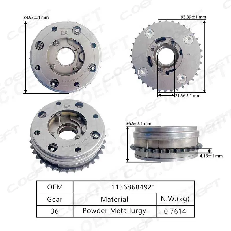 For BMW B48B58 VVT Timing Gear (Exhaust) 11368684921