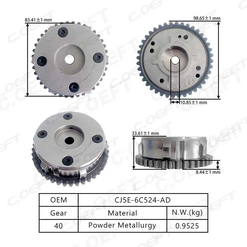 For Ford Mondeo Zhisheng 2.0T VVT Timing Gear (Intake) CJ5E-6C524-AD