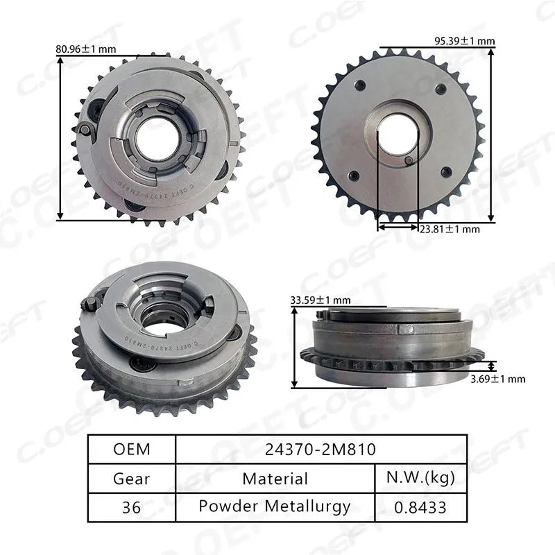 For Hyundai Mistra 1.5T Year 2020 Up VVT Timing Gear(Exhaust) 24370-2M810
