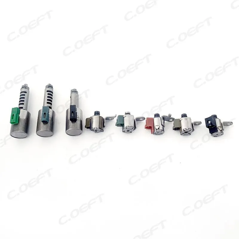 High Quality AW55-51SN Transmission Solenoid Valve Refabricated 8PCS/SET for Volvo for Renault Suzuki Nissan Vehicles