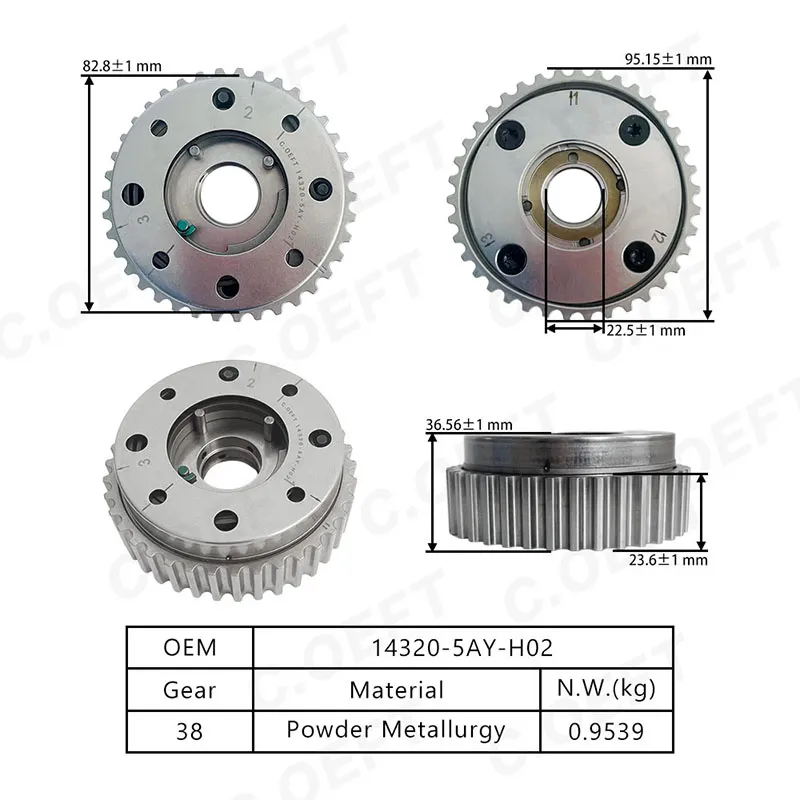 برای چرخ دنده تایمینگ هوندا لینگپای VVT (اگزوز) 14320-5AY-H02