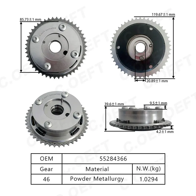 برای Fiat VVT Timing Gear 55284366